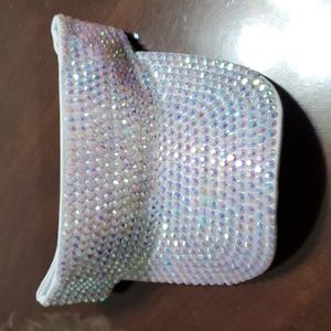 Rhinestone Visor Hat